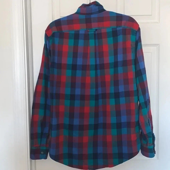 Lands’ End flannel button up shirt - Picture 4 of 6
